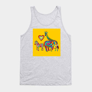 Rainbow Savanna (yellow) Tank Top